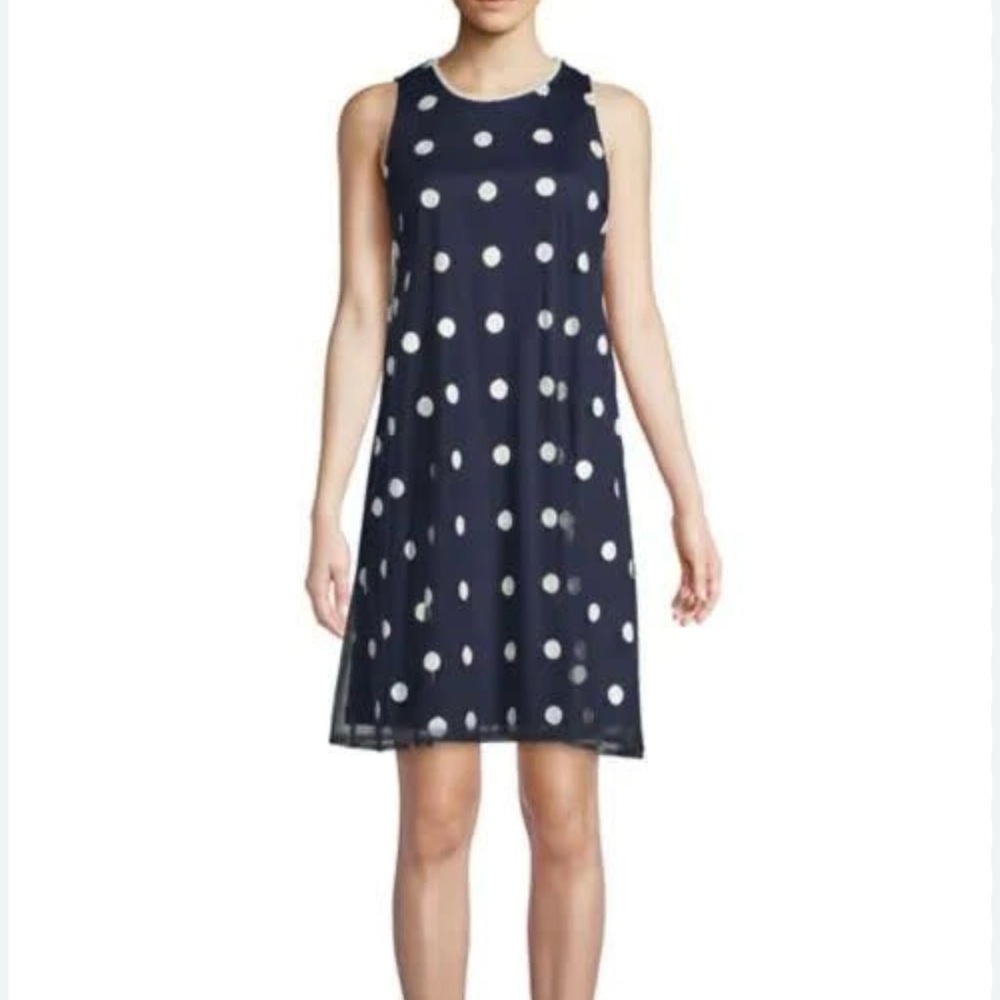 Karl Lagerfeld Blue Halter Sundress Mini Size 10
